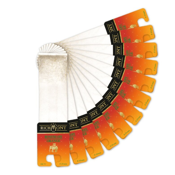 ZESTAW Herbata Richmont Rosemary Orange + Szklanka Richmont Hot 370ml