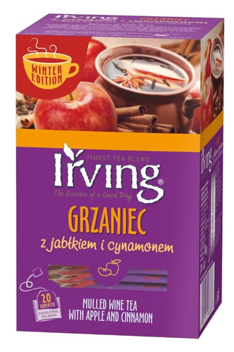 Herbata Irving Grzaniec Owocowy Jabłko z cynamonem 20x4g
