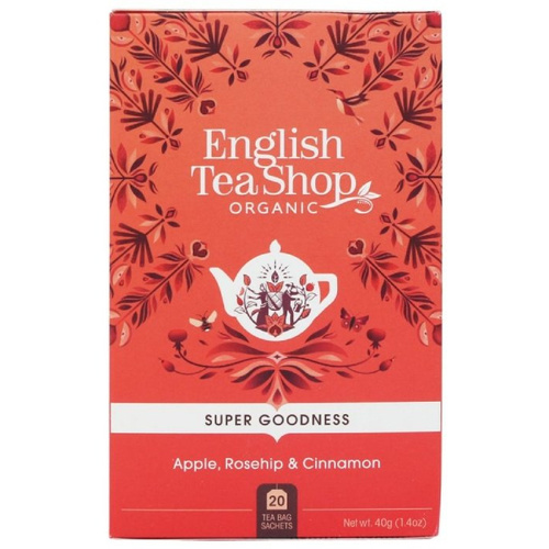 Ziołowa herbata English Tea Shop Apple Rosehip Cinnamon 20x2g