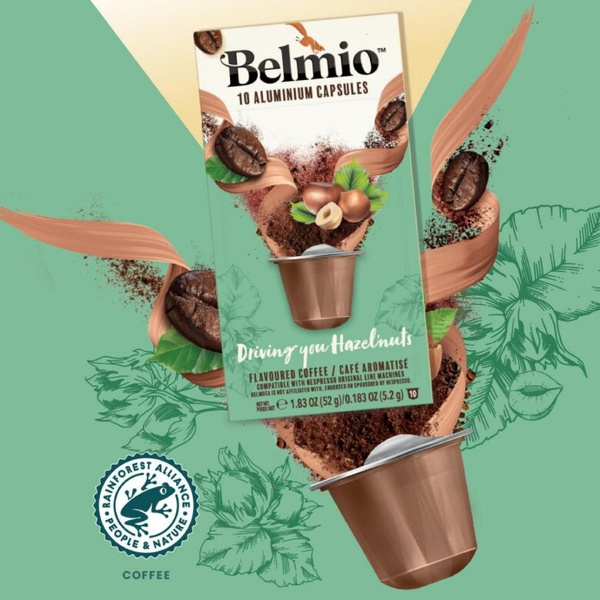 Kapsułki do Nespresso Belmio Driving you Hazel'nuts  10 sztuk