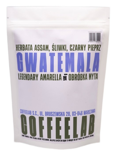 Kawa ziarnista Coffeelab Gwatemala Legendary Amarella 500g - NIEDOSTĘPNY