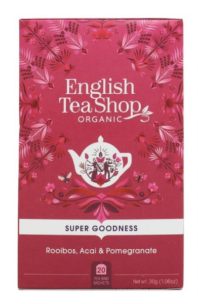 Ziołowa herbata English Tea Shop Rooibos Acai Pomegranate 20x1,5g