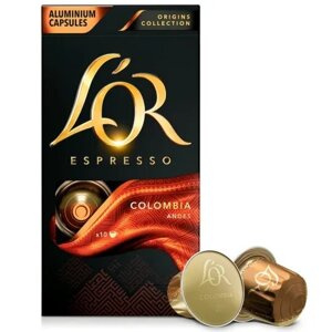Kapsułki do Nespresso L'OR Espresso Colombia Andes 10 szt. - opinie w konesso.pl