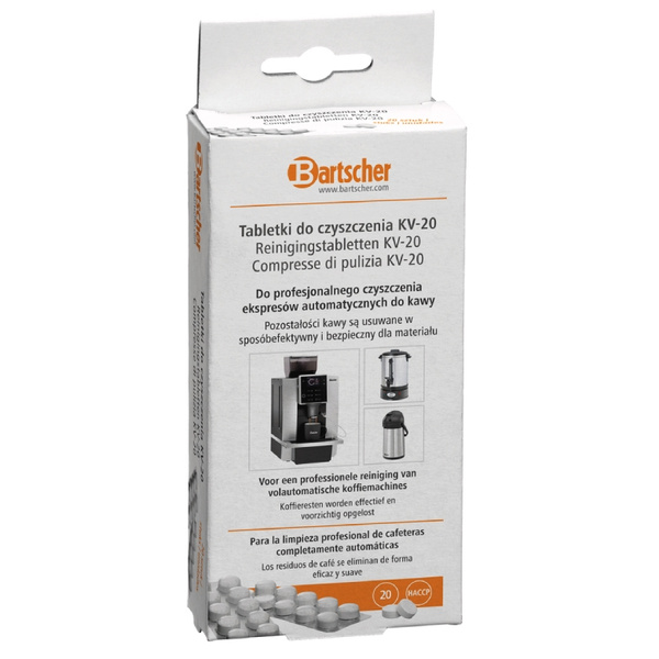 Tabletki do czyszczenia Bartscher KV-20 - 20szt. x 20 tabletek