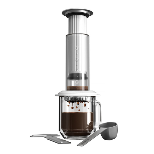 Zaparzacz do kawy AeroPress Premium - Biały