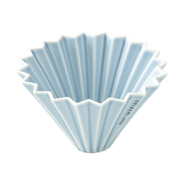 Ceramiczny Origami Dripper S - Niebieski matowy