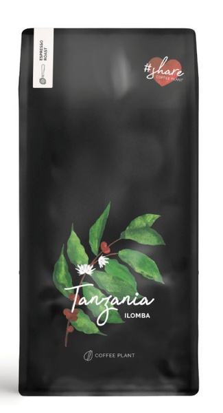 Kawa ziarnista COFFEE PLANT Tanzania Ilomba 1kg - NIEDOSTĘPNY 
