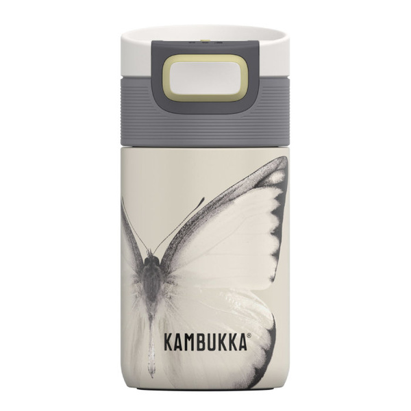 Kubek termiczny Kambukka Etna 300 ml - Yellow Butterfly - NIEDOSTEPNY