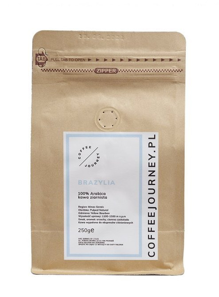 Kawa ziarnista Coffee Journey Brazylia 250g