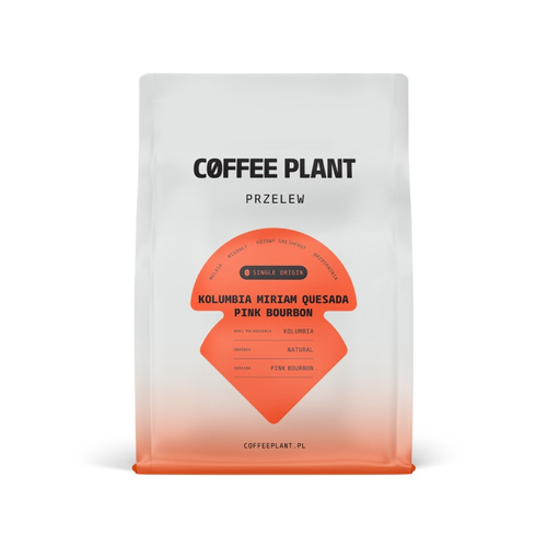 Kawa ziarnista COFFEE PLANT Kolumbia Miriam Quesada Pink Bourbon 250g – NIEDOSTĘPNY