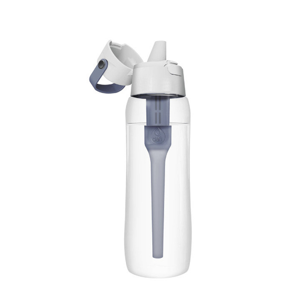 ZESTAW - Butelka filtrująca Dafi SOLID 0,7 l + filtr węglowy + 3 x Filtr do butelki DAFI - Jeansowy