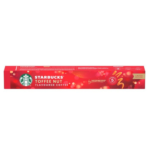OUTLET - Kapsułki do Nespresso STARBUCKS® Toffee Nut 10szt HOLIDAY BLEND