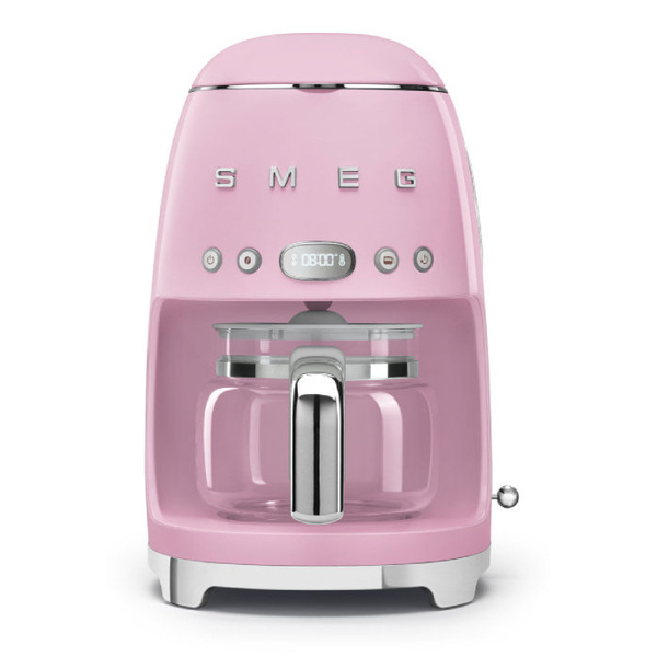 Przelewowy ekspres do kawy Smeg DCF02PKEU - Różowy + GRATIS 250G KAWY