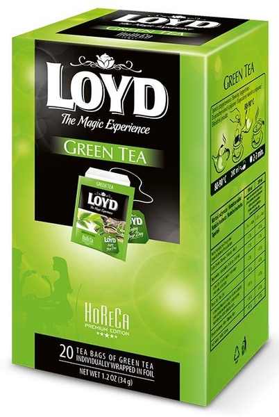 Herbata Loyd Tea Zielona 20x1,7g