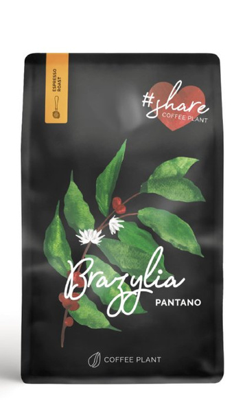 Kawa ziarnista COFFEE PLANT Brazylia Fazenda Pantano 250g - NIEDOSTĘPNY