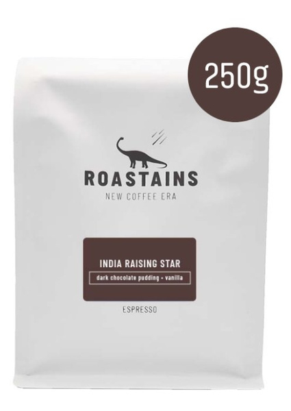 Kawa ziarnista Roastains Indie Raising Star ESPRESSO 250g - NIEDOSTĘPNY