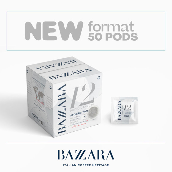Kawa w saszetkach Bazzara Dodicigrancru ESE 50 sztuk