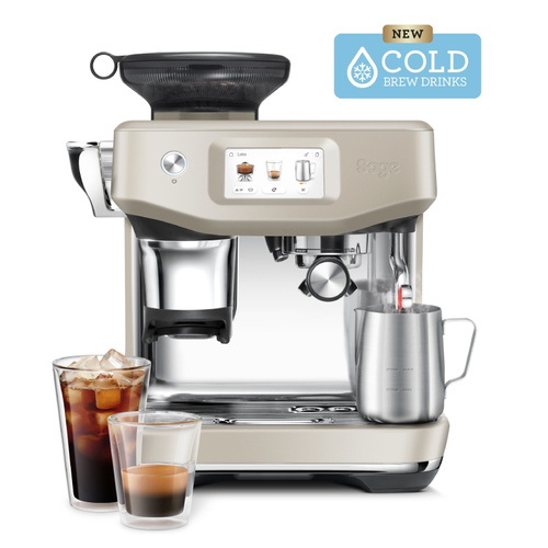 Ekspres do kawy Sage the Barista Touch™ Impress SES882ALM - Beżowy + GRATIS 2KG KAWY