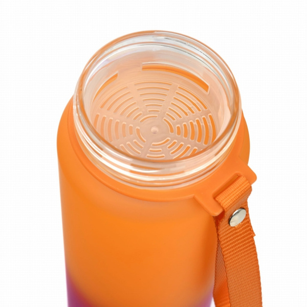 Butelka na wodę Majestic Sport Missouri Ombre 1050 ml - Pomarańczowo- różowa