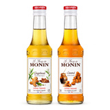 ZESTAW - Syrop CARAMEL MONIN 0,25 L + Syrop GINGERBREAD MONIN 0,25 L