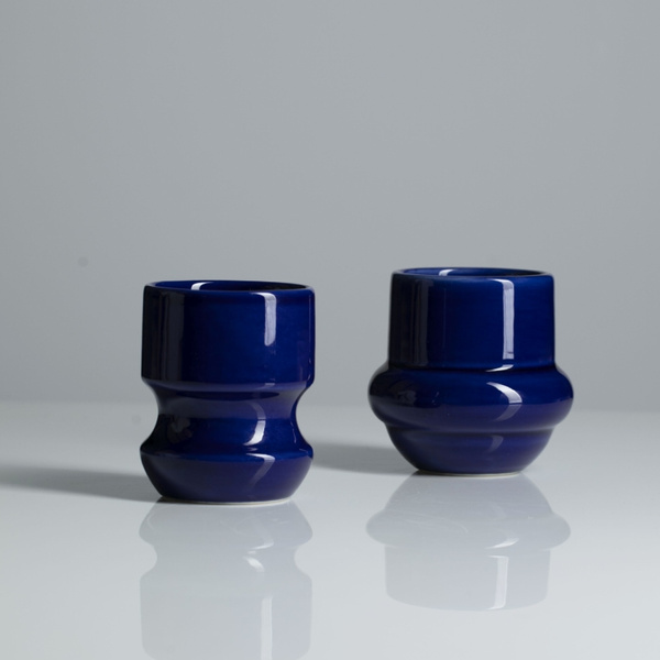 Kubek not.bad studio DUO 400ml - Granatowy wypukły