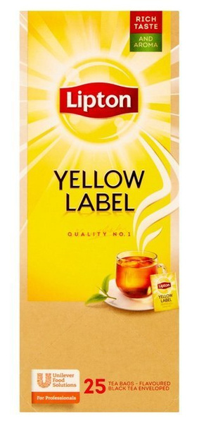 Czarna herbata Lipton Yellow Label 25x1,8g