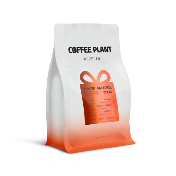 Kawa ziarnista COFFEE PLANT Meksyk Vayichil Decaf Filtr 250g - bezkofeinowa