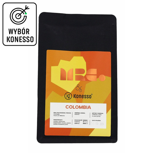 Kawa ziarnista MRC & Konesso Kolumbia Excelso 250g - opinie w konesso.pl