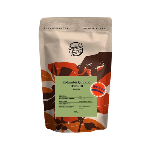 Kawa ziarnista Instytut Kawy Kolumbia Quindio HYBRID 250g