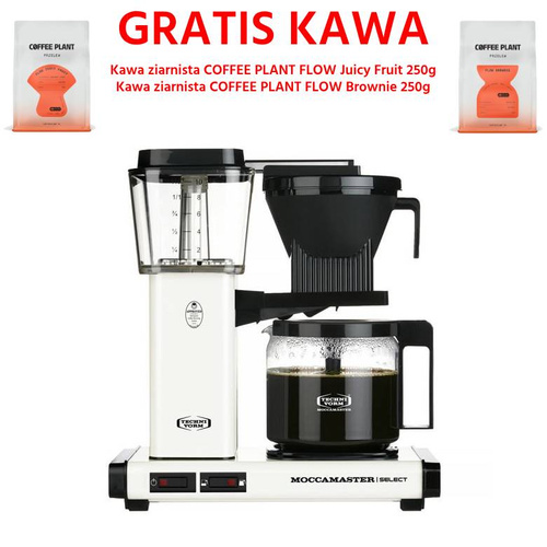 Ekspres do kawy Moccamaster KBG 741 Select Off-White - Biały + GRATIS KAWA 2x250g