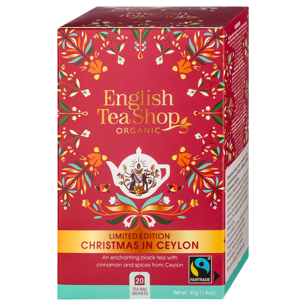 Herbata świąteczna English Tea Shop Christmas in Ceylon 20x2g 