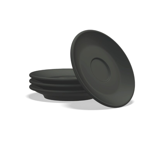 Filiżanka do espresso Club House Tulipano 70ml - Czarny mat