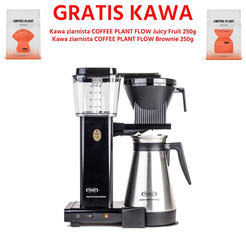 Ekspres do kawy Moccamaster KBGT 741 Black z termosem + GRATIS KAWA 2x250g - opinie w konesso.pl