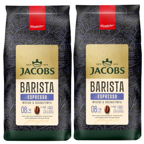 ZESTAW - Kawa ziarnista Jacobs Barista Editions Espresso 2x1kg