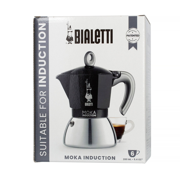 Kawiarka Bialetti New Moka Induction 6 filiżanek - Czarna