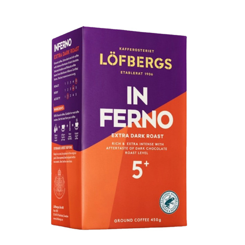 Kawa mielona Löfbergs Inferno 450g - opinie w konesso.pl
