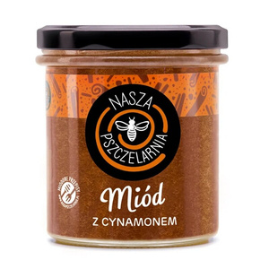 Miód z cynamonem Nasza Pszczelarnia 420g