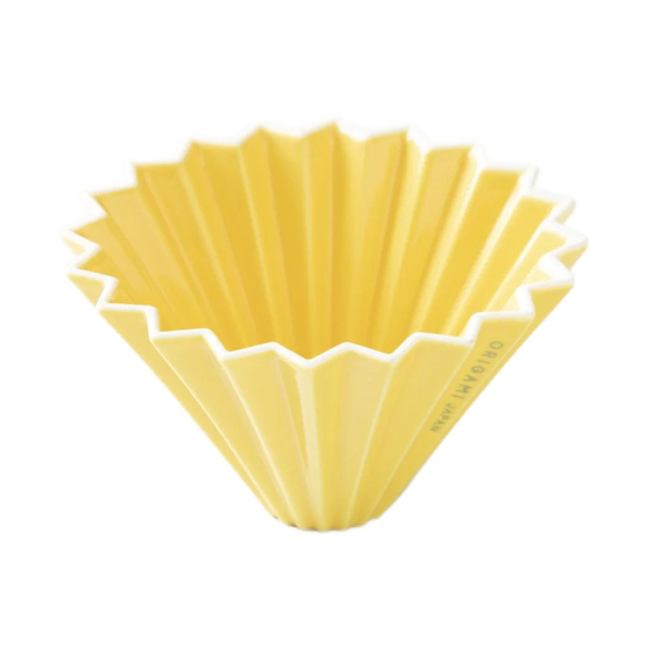 Ceramiczny Origami Dripper S - Żółty