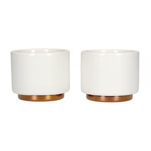 Kubek Fellow Monty Espresso 90 ml - Biały - 2 sztuki