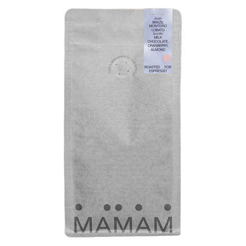 Kawa ziarnista MAMAM Brazil Monteiro Lobato Espresso 1kg - opinie w konesso.pl