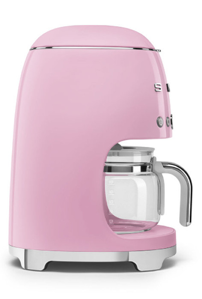 Przelewowy ekspres do kawy Smeg DCF02PKEU - Różowy
