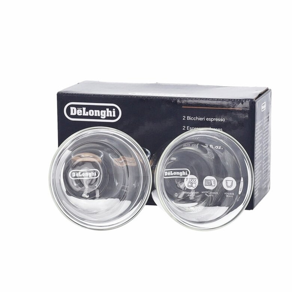 Szklaneczki DeLonghi do espresso 90 ml - 2szt