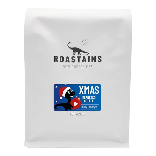 Kawa ziarnista Roastains Blend XMAS Espresso Coffee 1kg – NIEDOSTĘPNY