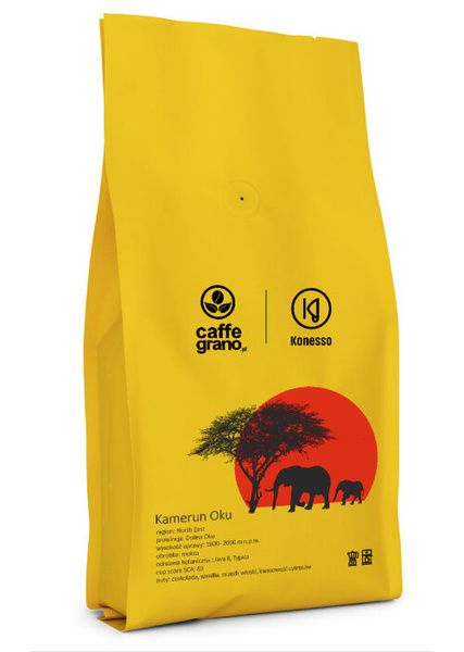 Kawa ziarnista Caffe Grano x Konesso Kamerun Oku 1kg - NIEDOSTĘPNY