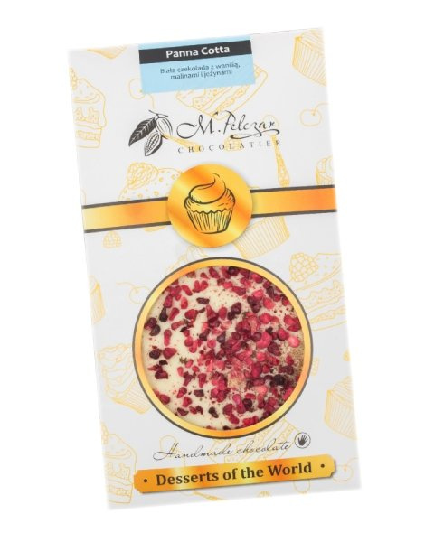 OUTLET - Biała czekolada M.Pelczar Chocolatier Desery Świata - Panna Cotta 50g