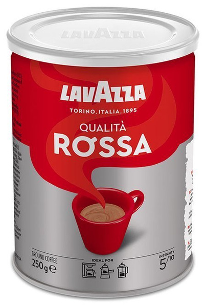 Kawa mielona Lavazza Qualita Rossa 250g puszka