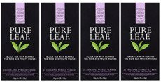 ZESTAW 4x Czarna herbata Pure Leaf Black Tea With Berries 25x2g - opinie w konesso.pl