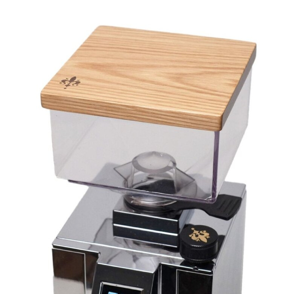 Drewniana pokrywa hoppera do Eureka Mignon - Mignon Wooden Hopper Lid Oak - Dąb