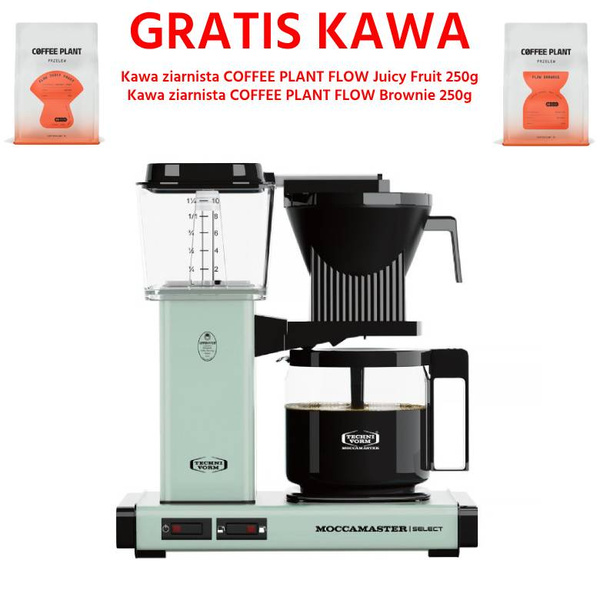 Ekspres do kawy Moccamaster KBG 741 Select Pastel Green - Zielony pastelowy + GRATIS KAWA 2x250g