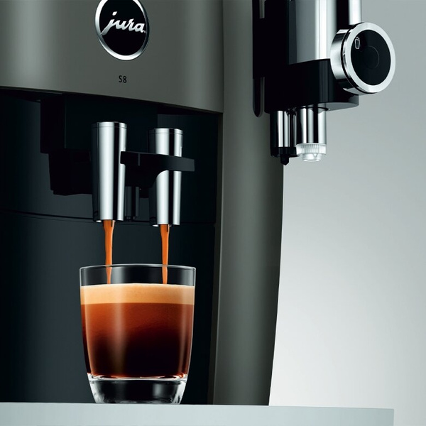 Ekspres do kawy Jura S8 Dark Inox (EB) + 3KG KAWY GRATIS